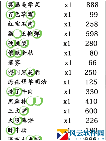 汉字找茬王最贵的外卖找出31错处怎么过-最贵的外卖找出31错处答案解析