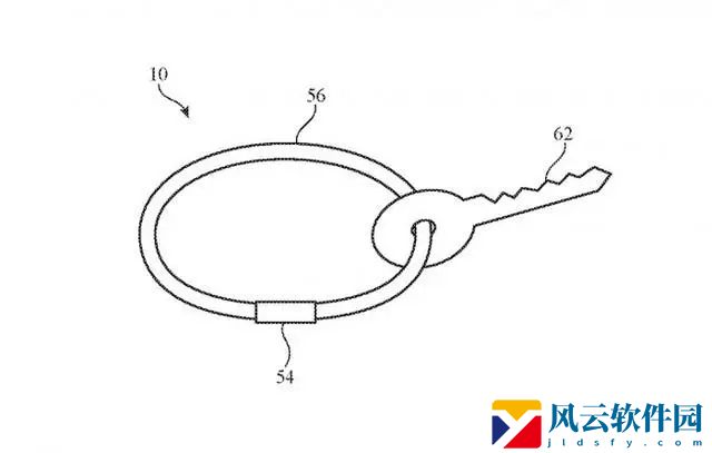苹果公司新专利：AirPods耳机新专利，类似项链圈和钥匙圈