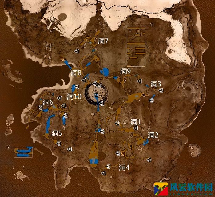 2023森林游戏地图大全汇总森林大地图洞穴地图汇总图片9