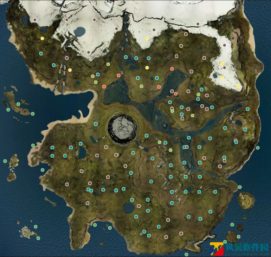 2023森林游戏地图大全汇总森林大地图洞穴地图汇总图片7